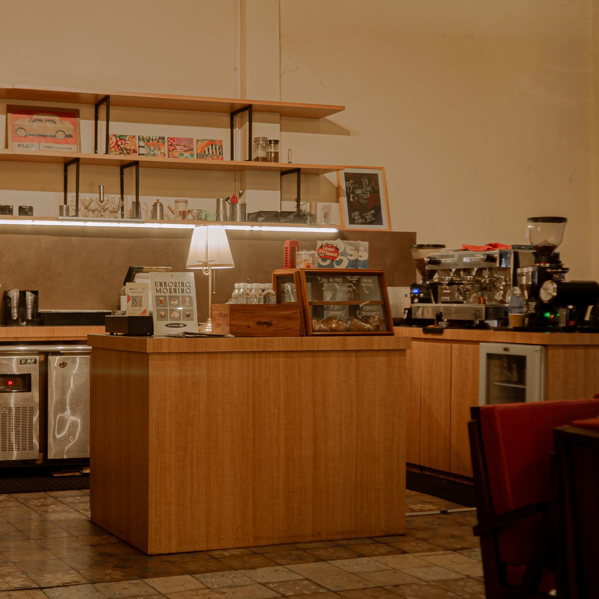 Không gian quầy bar specialty coffee InnoKafe